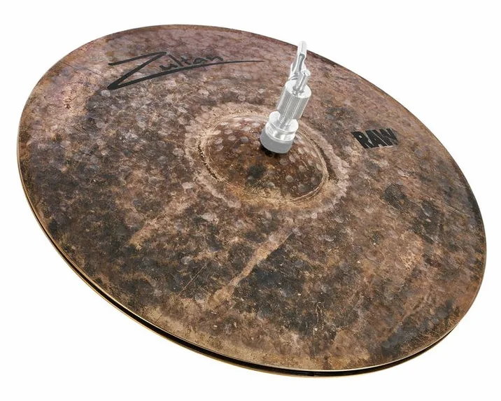 Zultan 14" Raw Hi-Hat, su sfondo neutro