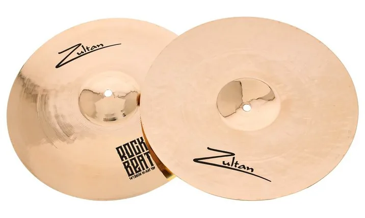 Zultan 14" Rock Beat Hi-Hat Medium, vista dall'alto, photo 3