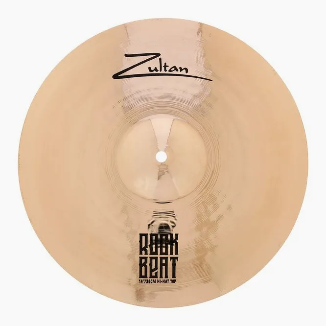 Zultan 14" Rock Beat Hi-Hat Medium, vista di tre quarti, photo 4