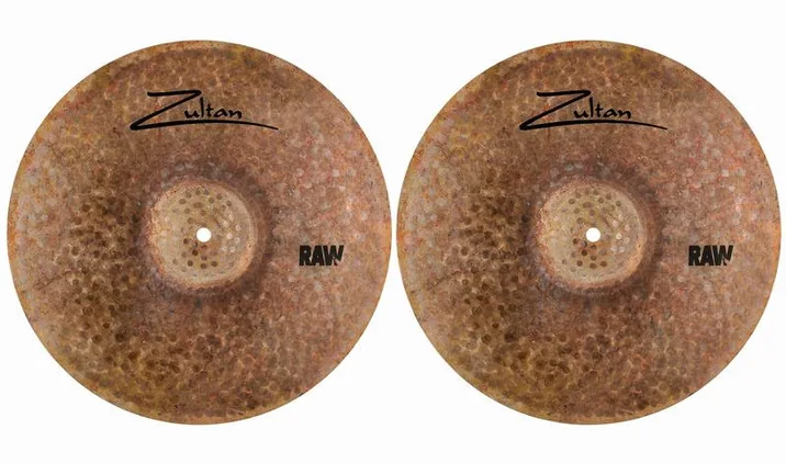 Zultan 15" Raw Jazz Hi-Hat, vista di lato, photo 2