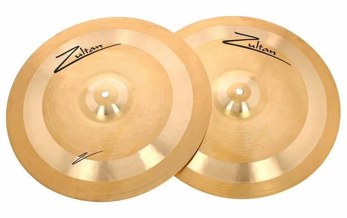 Zultan 15" Z-Series Hi-Hat, su sfondo neutro, photo 2