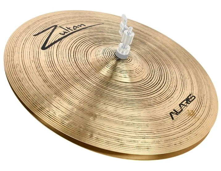 Zultan 16" Alaris Hi-Hat, di fronte su sfondo neutro