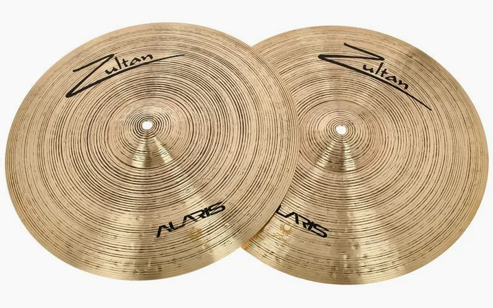Zultan 16" Alaris Hi-Hat, vista di tre quarti, photo 2