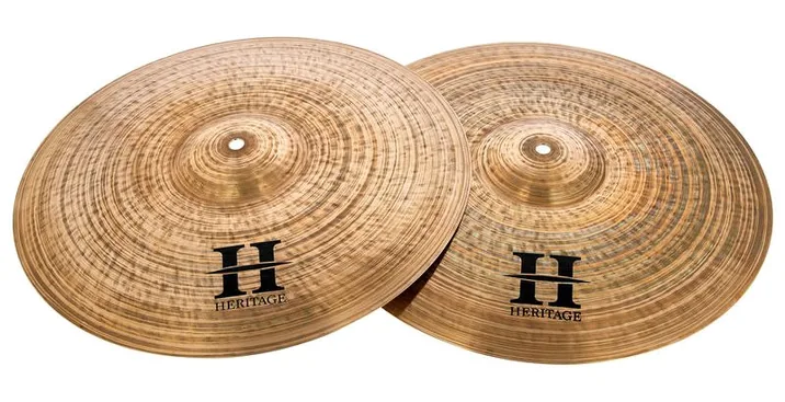 Zultan 16" Heritage Hi-Hat, su sfondo neutro, photo 2