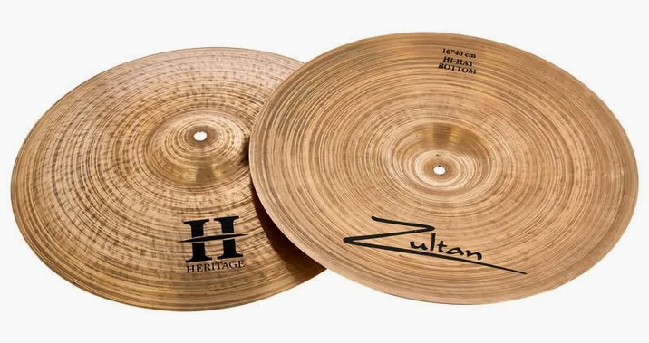 Zultan 16" Heritage Hi-Hat, dettaglio ravvicinato, photo 3