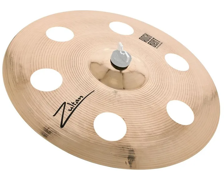Zultan 16" Rock Beat Crash Holey, vista frontale