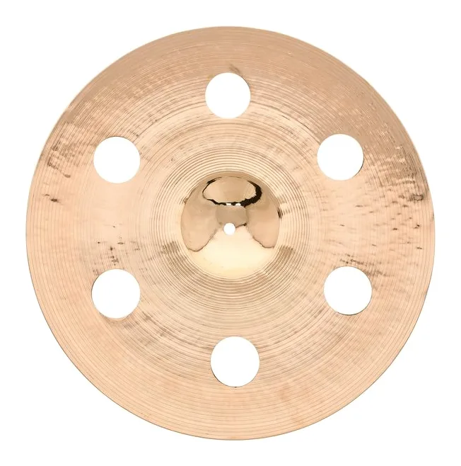 Zultan 18" Rock Beat Crash Holey, vista di lato, photo 3