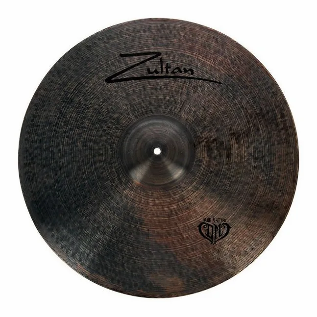 Zultan 22" Ride Dark Matter, su sfondo neutro, photo 2