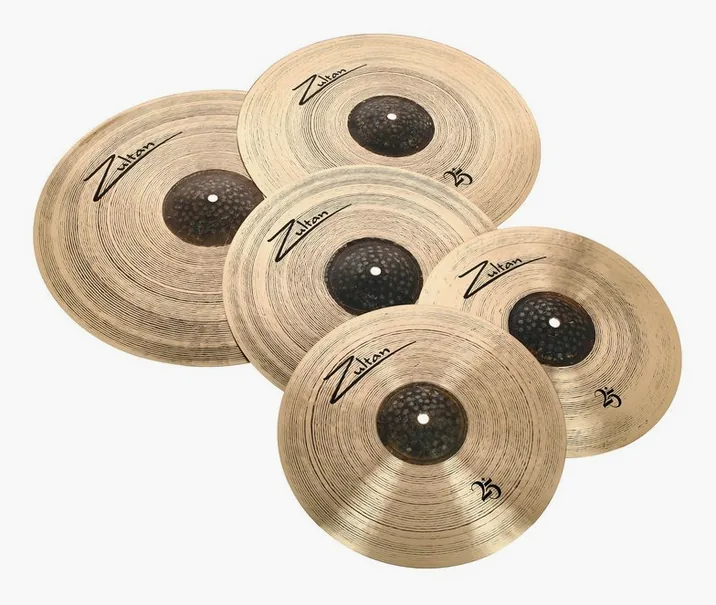 Zultan 25 Anniversary Cymbal Set 1, di fronte su sfondo neutro