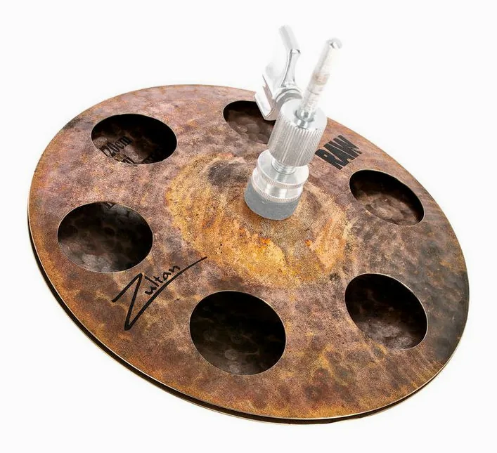 Zultan 8" Raw Mini Hi-Hat, vista frontale