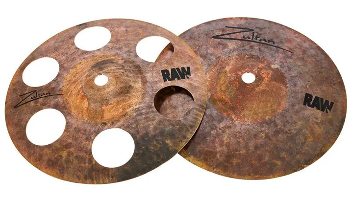 Zultan 8" Raw Mini Hi-Hat, vista frontale, photo 2