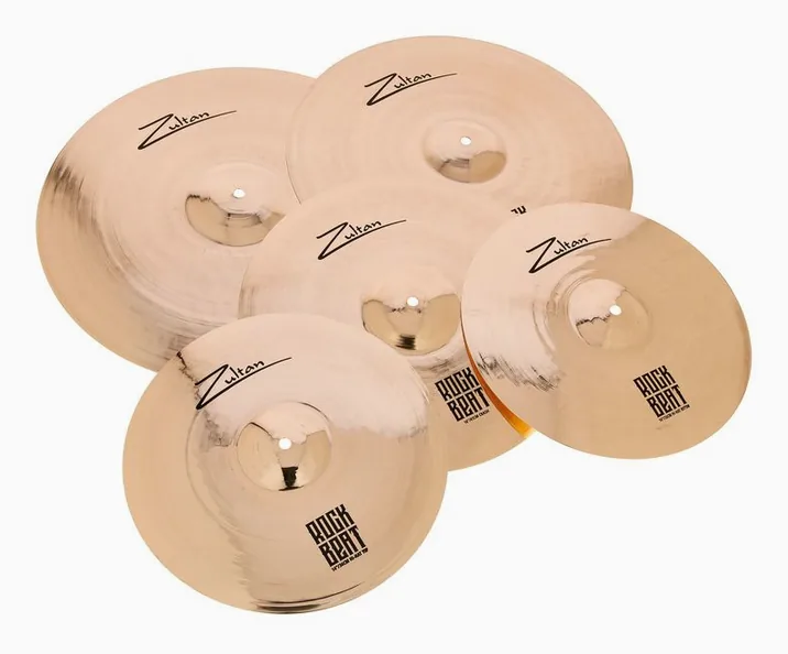 Zultan Rock Beat Profi Cymbalset, dettaglio frontale